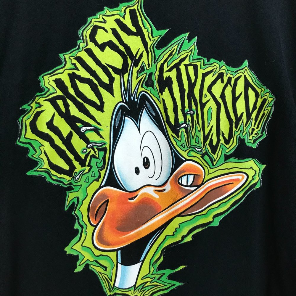 Women's L/Men's M Daffy Duck Fun PJ T-Shirt